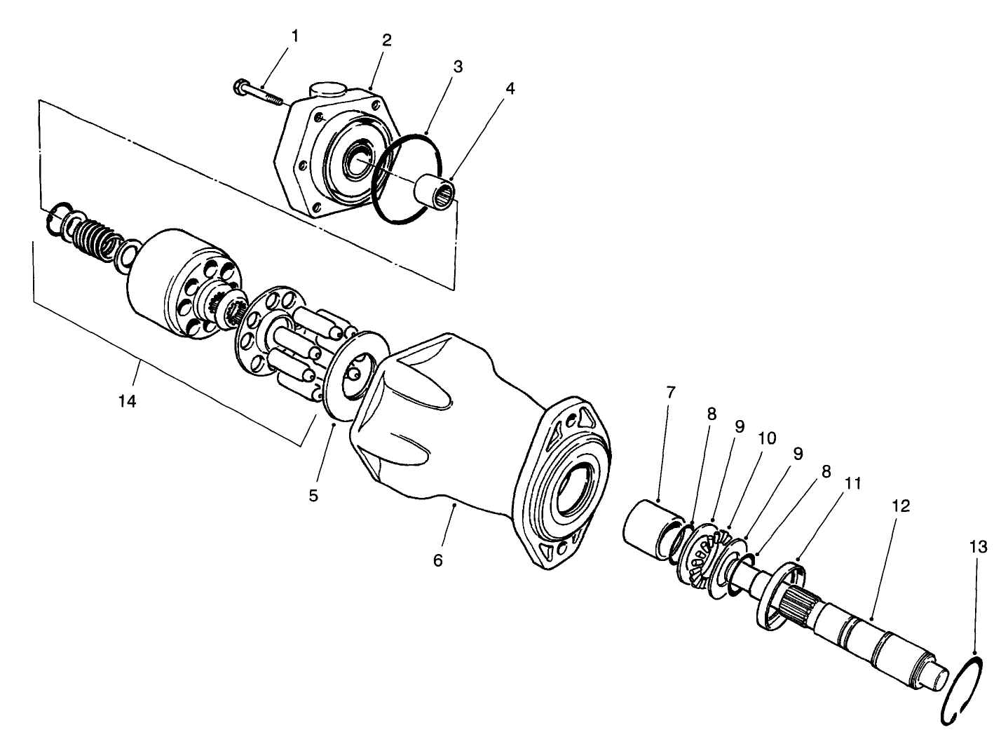 Hydraulic Motor No. 76-6580 (model No. 30455)