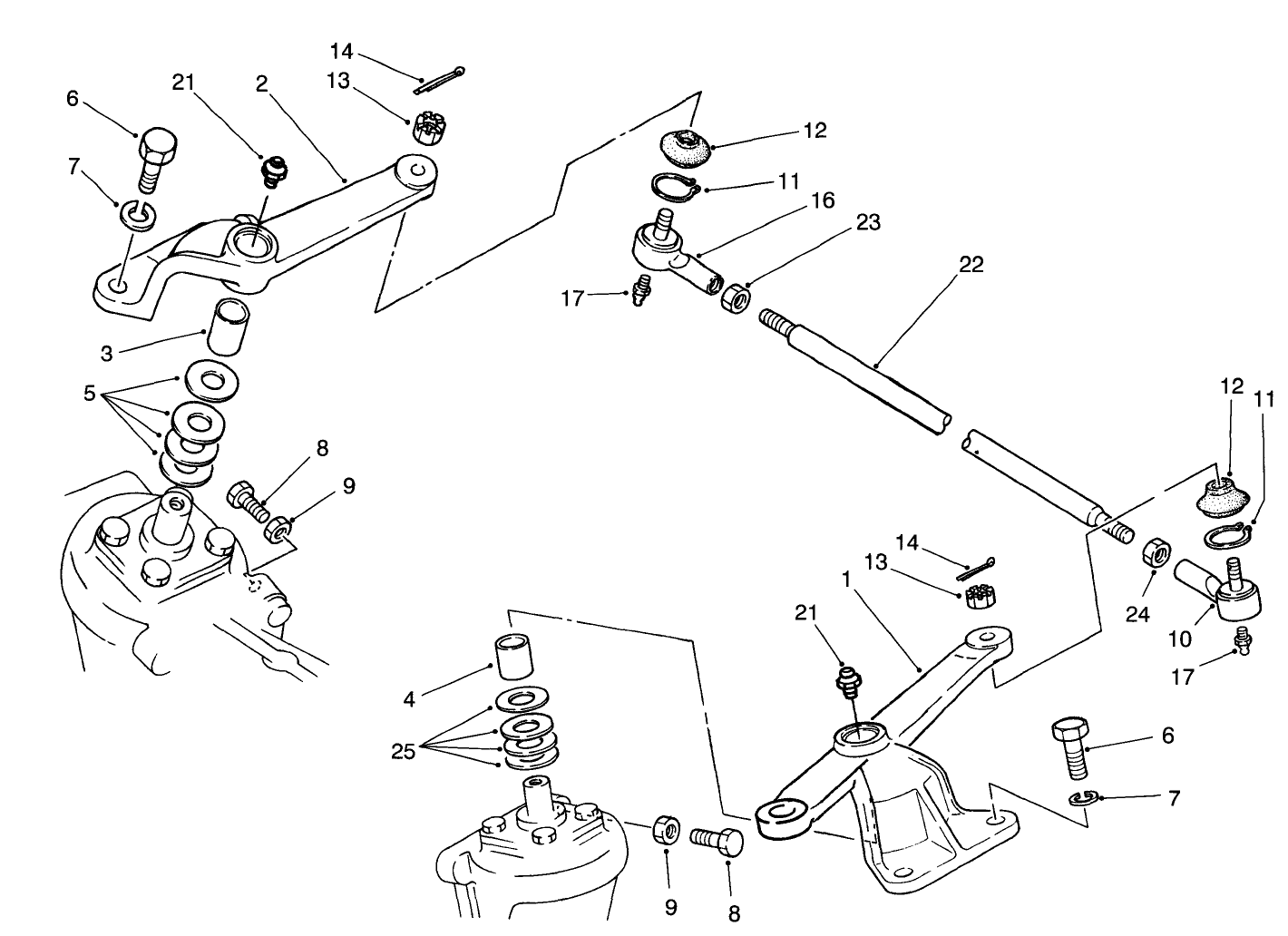 Steering Arm Linkage (model No. 30455 Only)