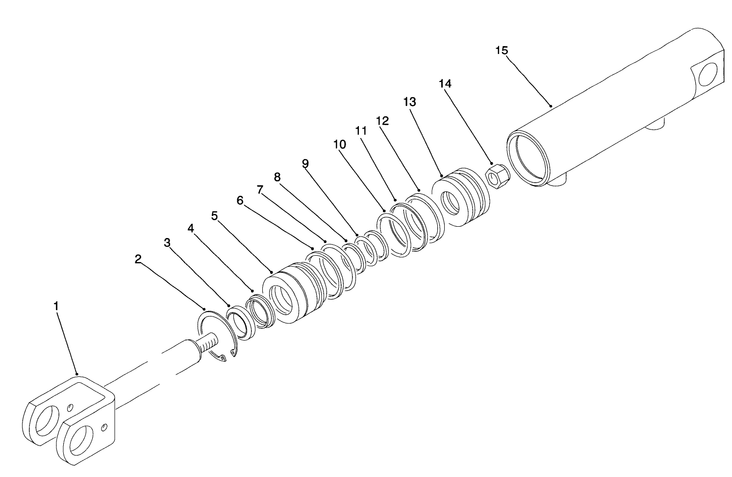 Hydraulic Cylinder No. 86-5580