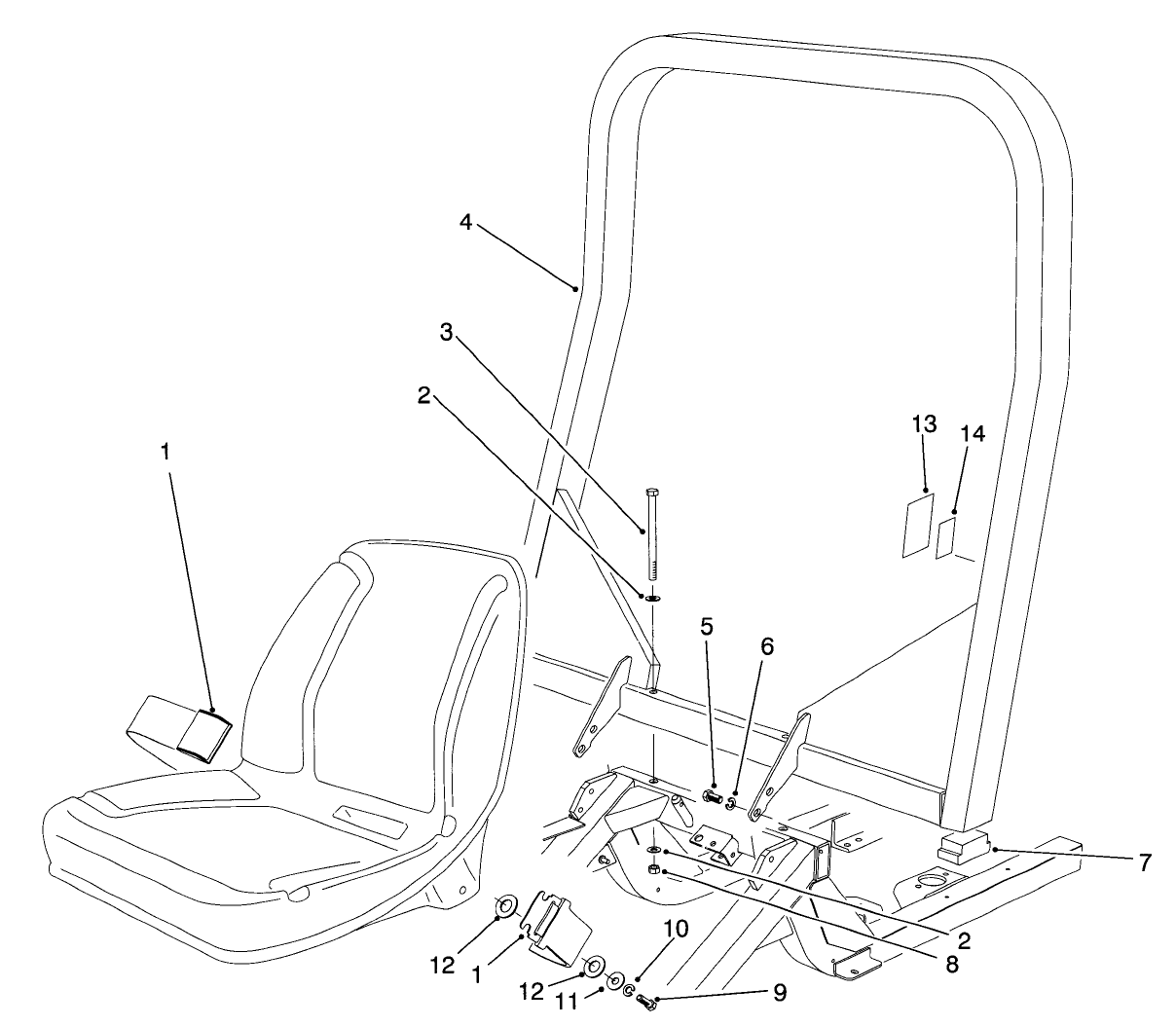 Àr.o.p.s. Assembly (standard For Model No. 30455) (optional For Model No. 30450)