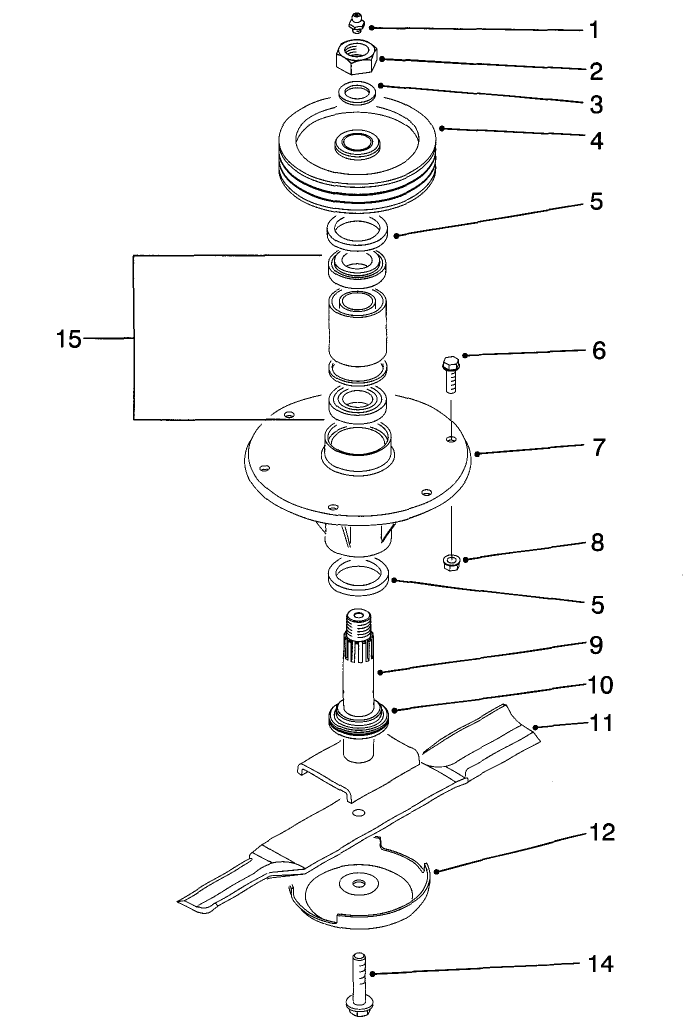 Spindle Assembly (center)