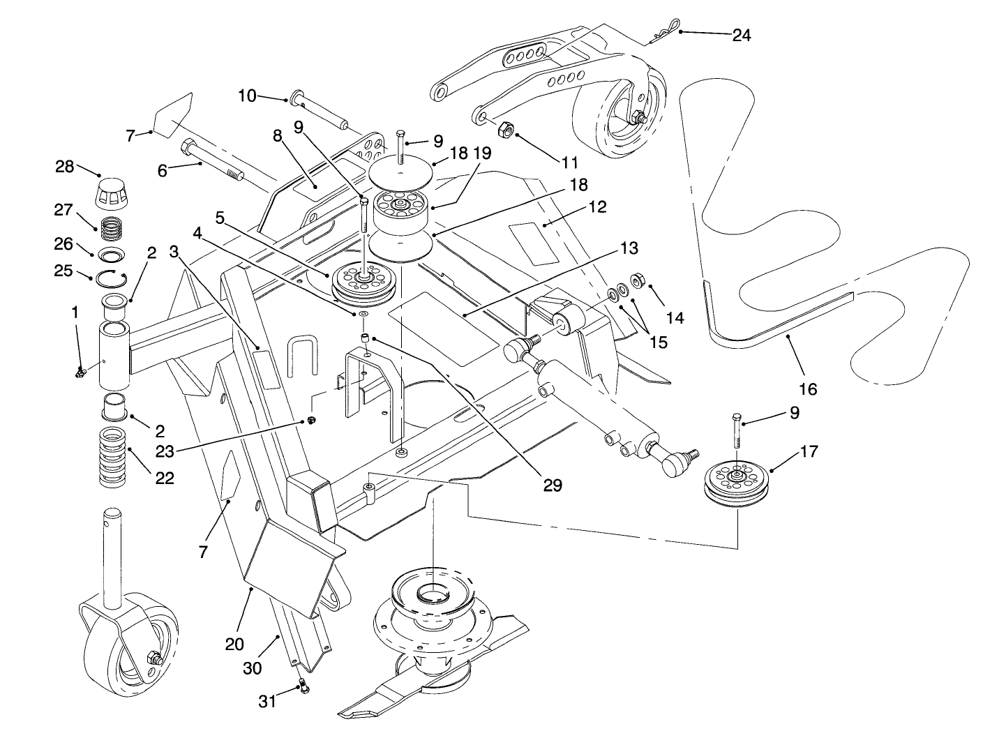 Wing Deck Assembly-R.h.