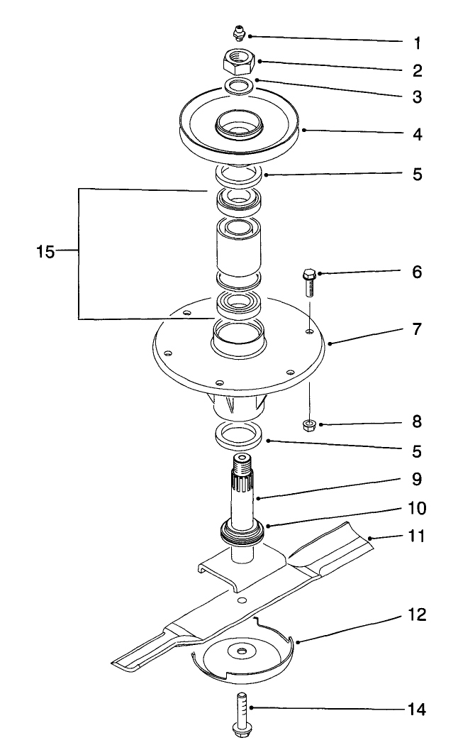 Spindle Assembly (wings)