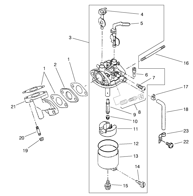 Engine Garburetor Assembly