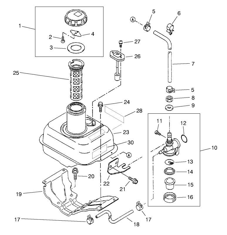 Engine Fuel Tank Assembly