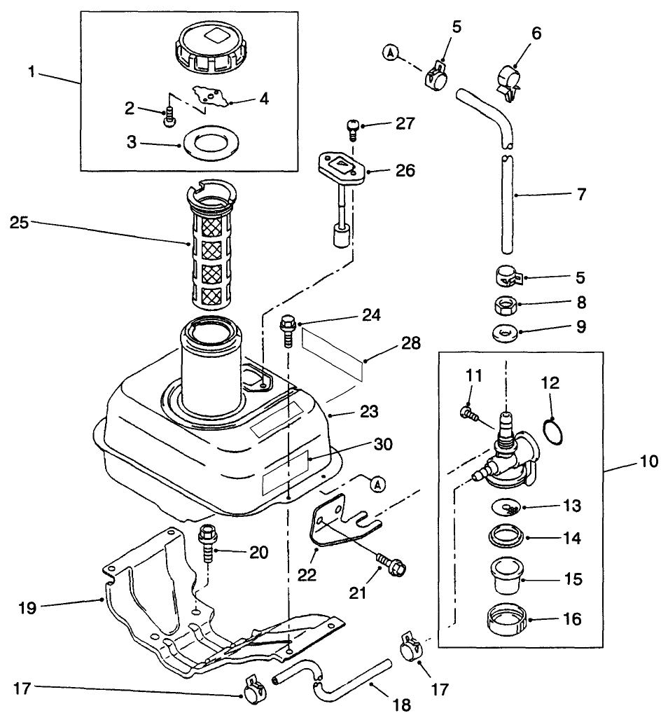 Engine Fuel Tank Assembly