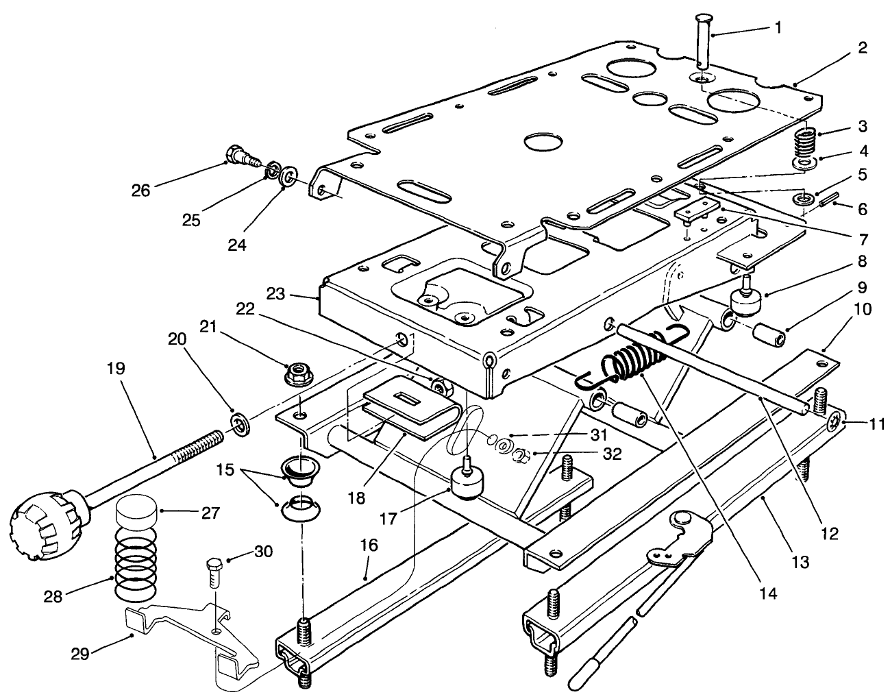 Seat Suspension Assembly
