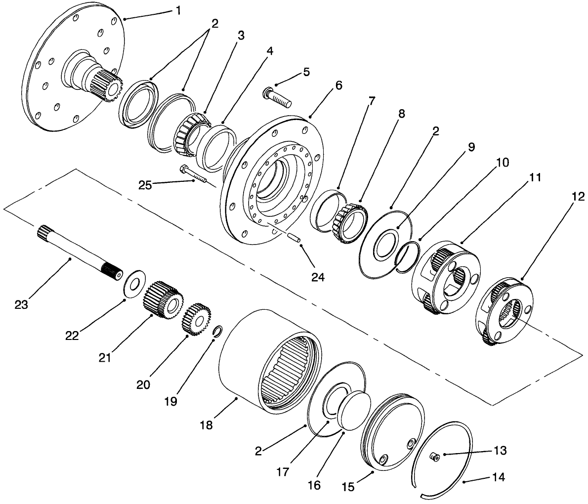 Planetary Drive Assembly No. 92-7415