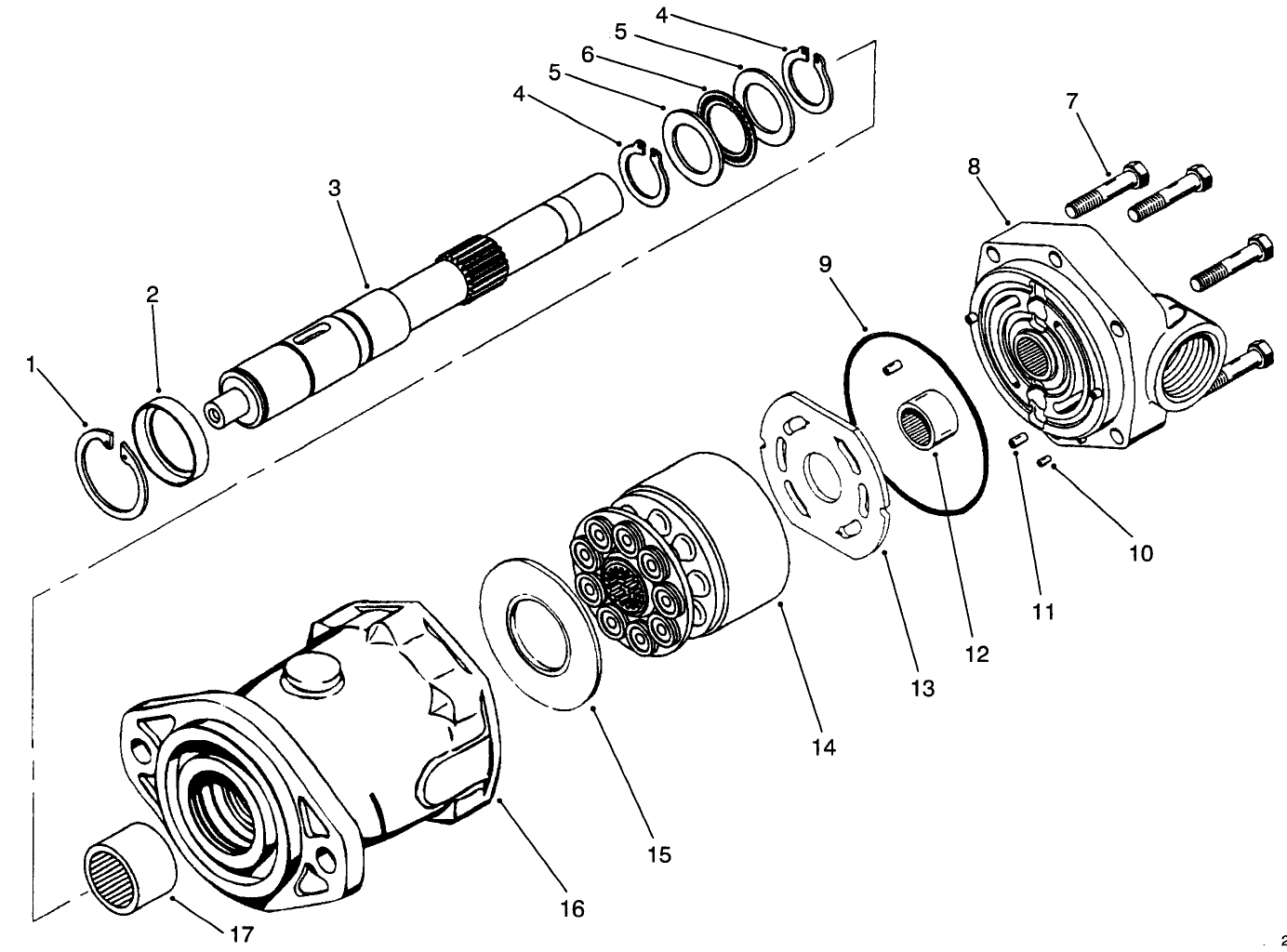 4 Wd Hydraulic Motor Assy. No. 92-7386