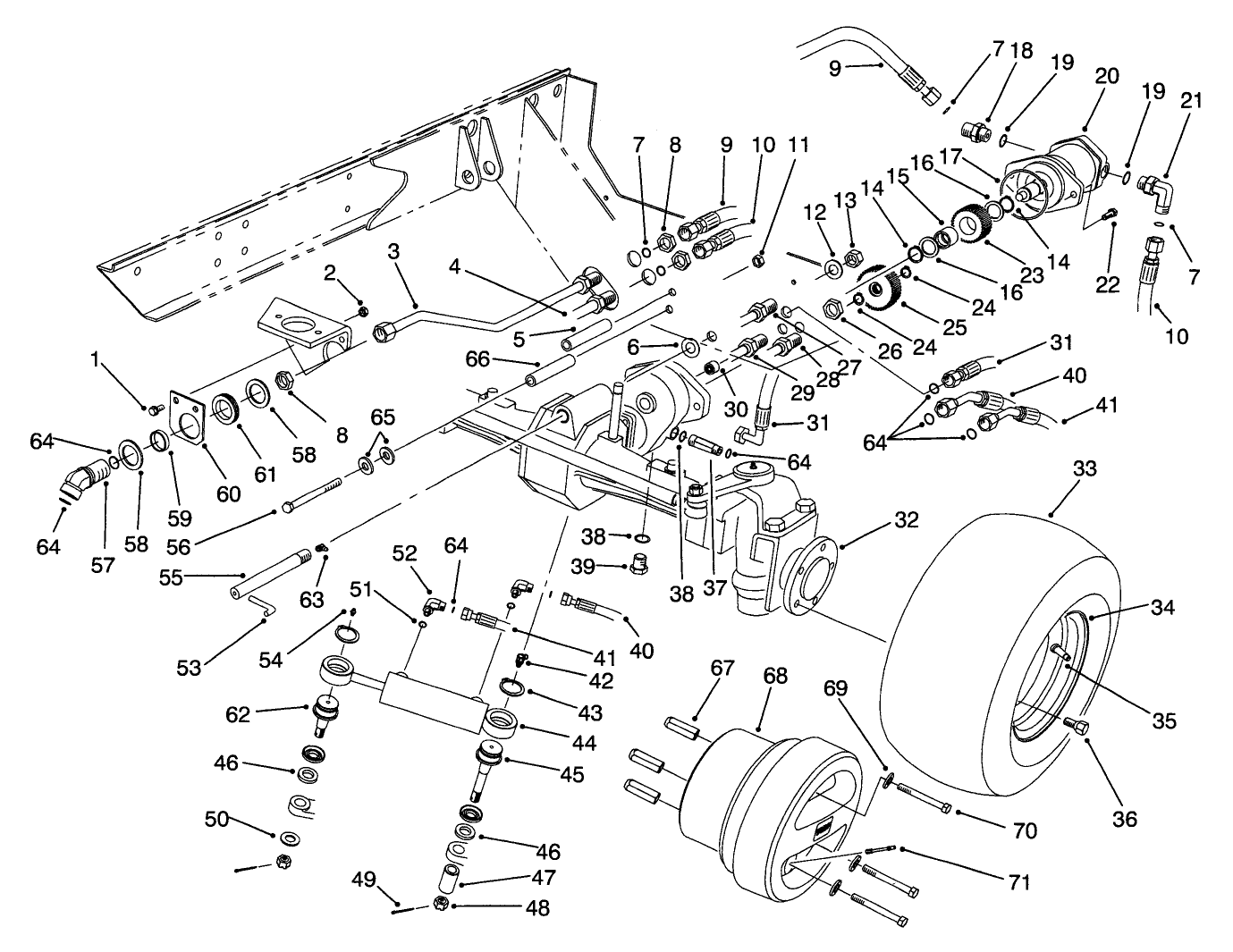 4-Wd Axle Assembly (model No. 03801)