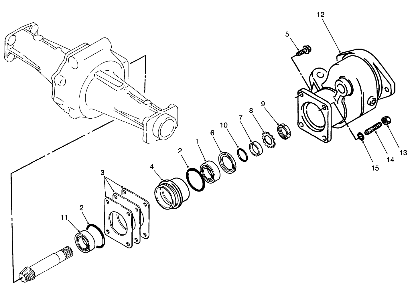 Sleeve Assembly Axle No. 93-7780 Model No. 03801 Only)