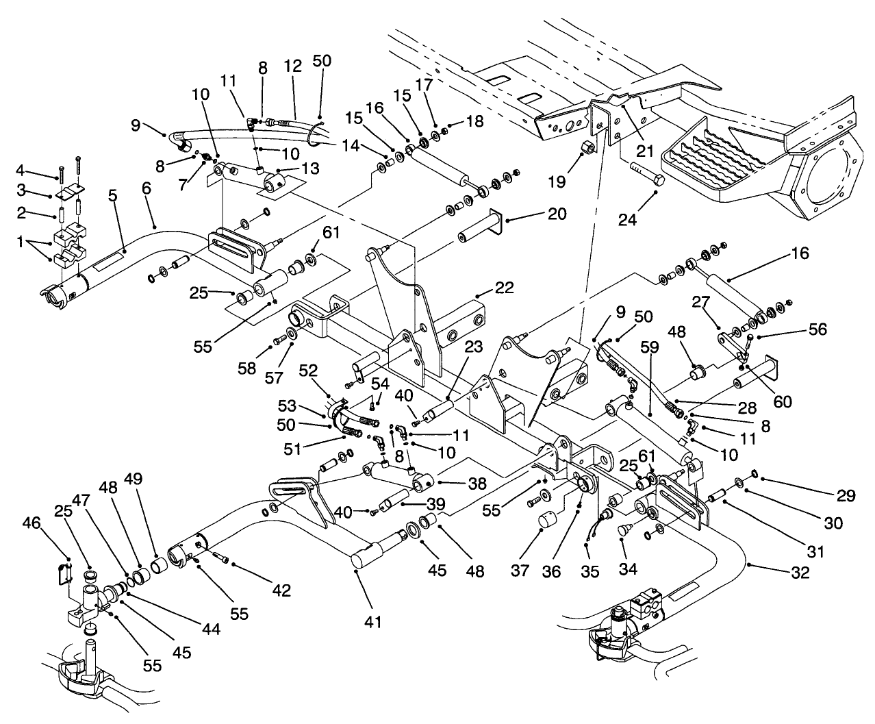 Front Lift Arms Assembly