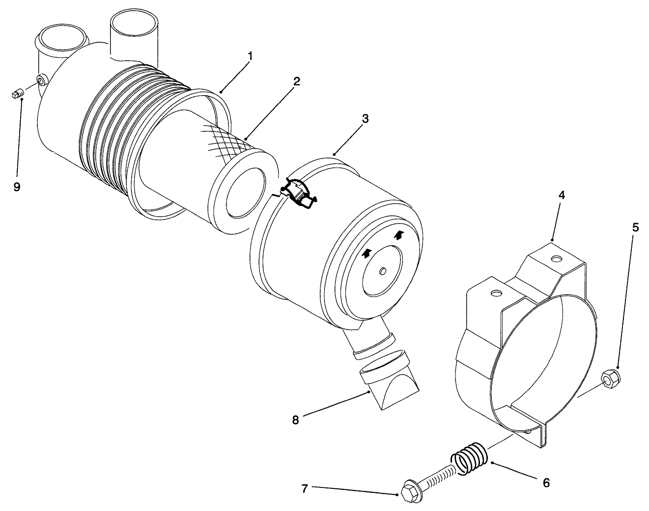 Air Cleaner & Clamp Assembly