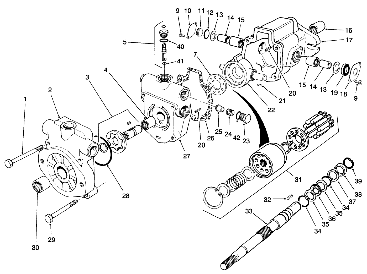 Hydraulic Pump Assembly No. 93-6751