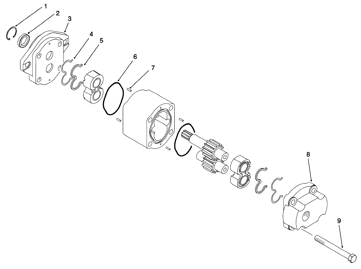 Hydraulic Pump Assembly No. 93-6974