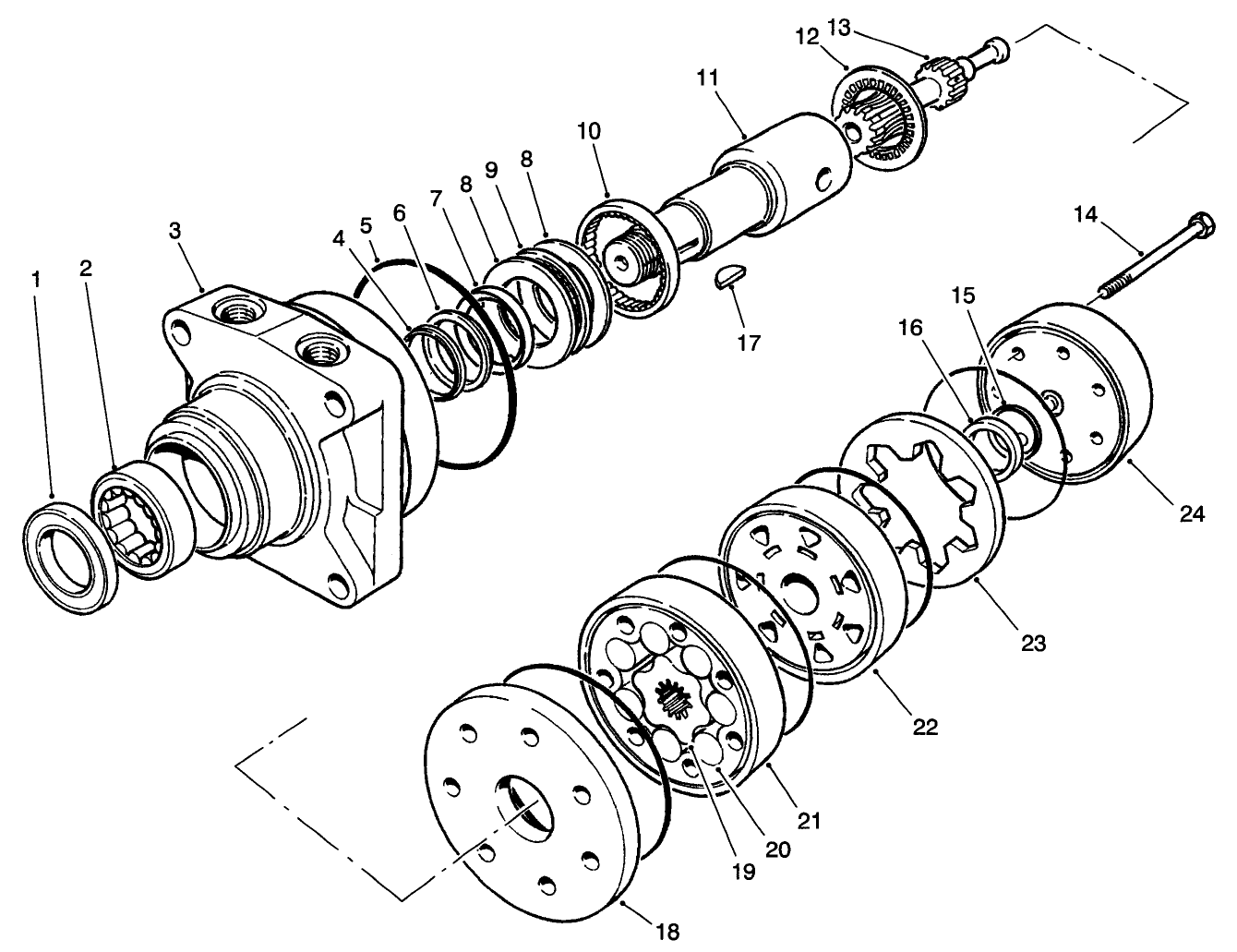 Hydraulic Drive Motor No. 75-9990