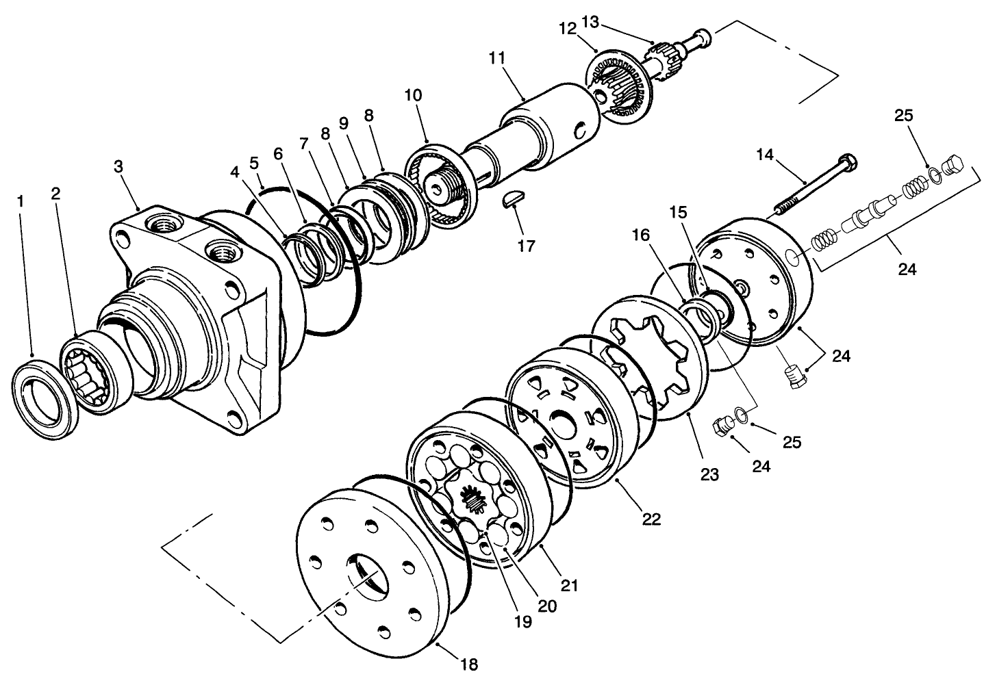 Hydraulic Drive Motor No. 93-6888
