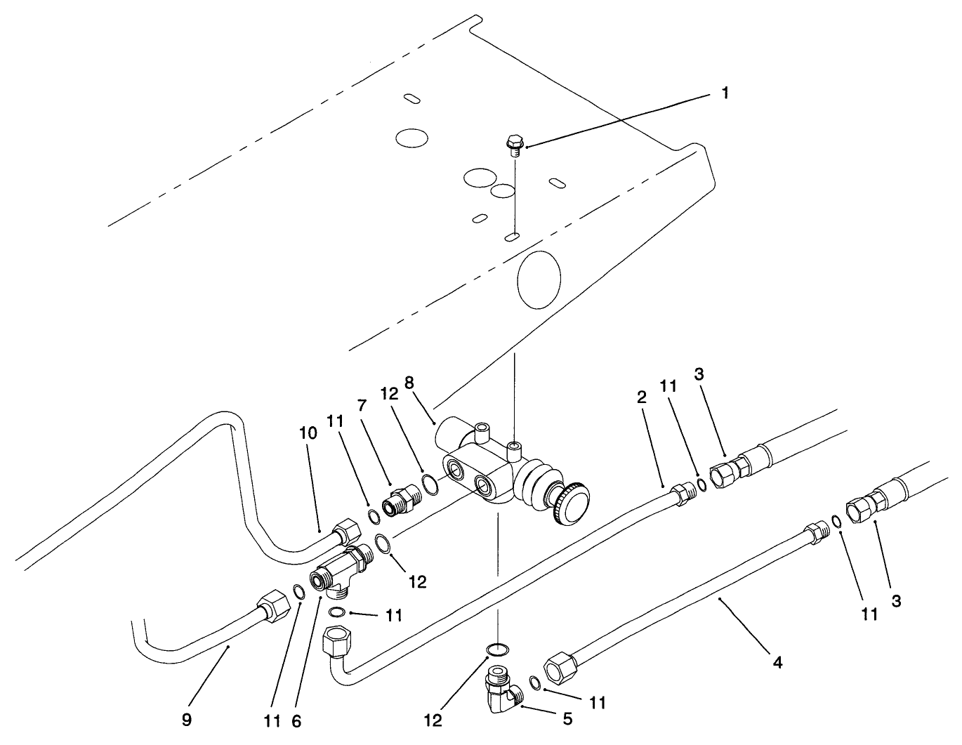 Rear Wheel Drive Valve Assembly (model No. 03427)
