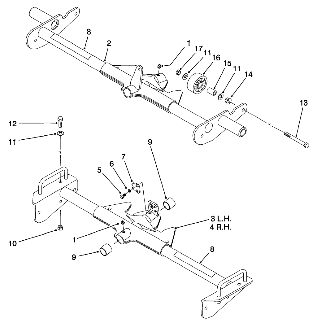 Cutting Unit Carrier Frames (rm2300d Only)