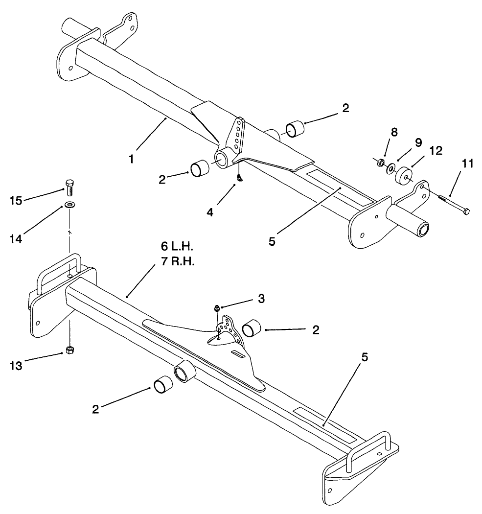 Cutting Unit Carrier Frames (rm2600d Only)