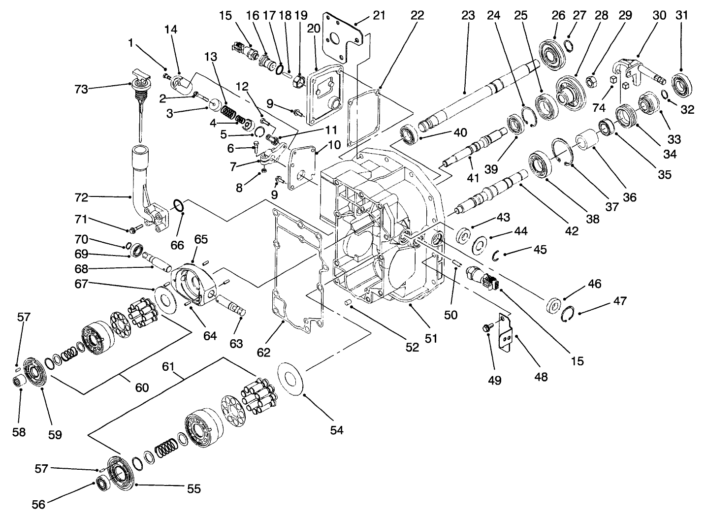 Hydraulic Housing Assembly