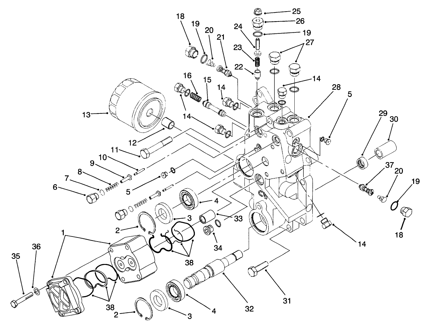 Front Axle Center Section Assembly