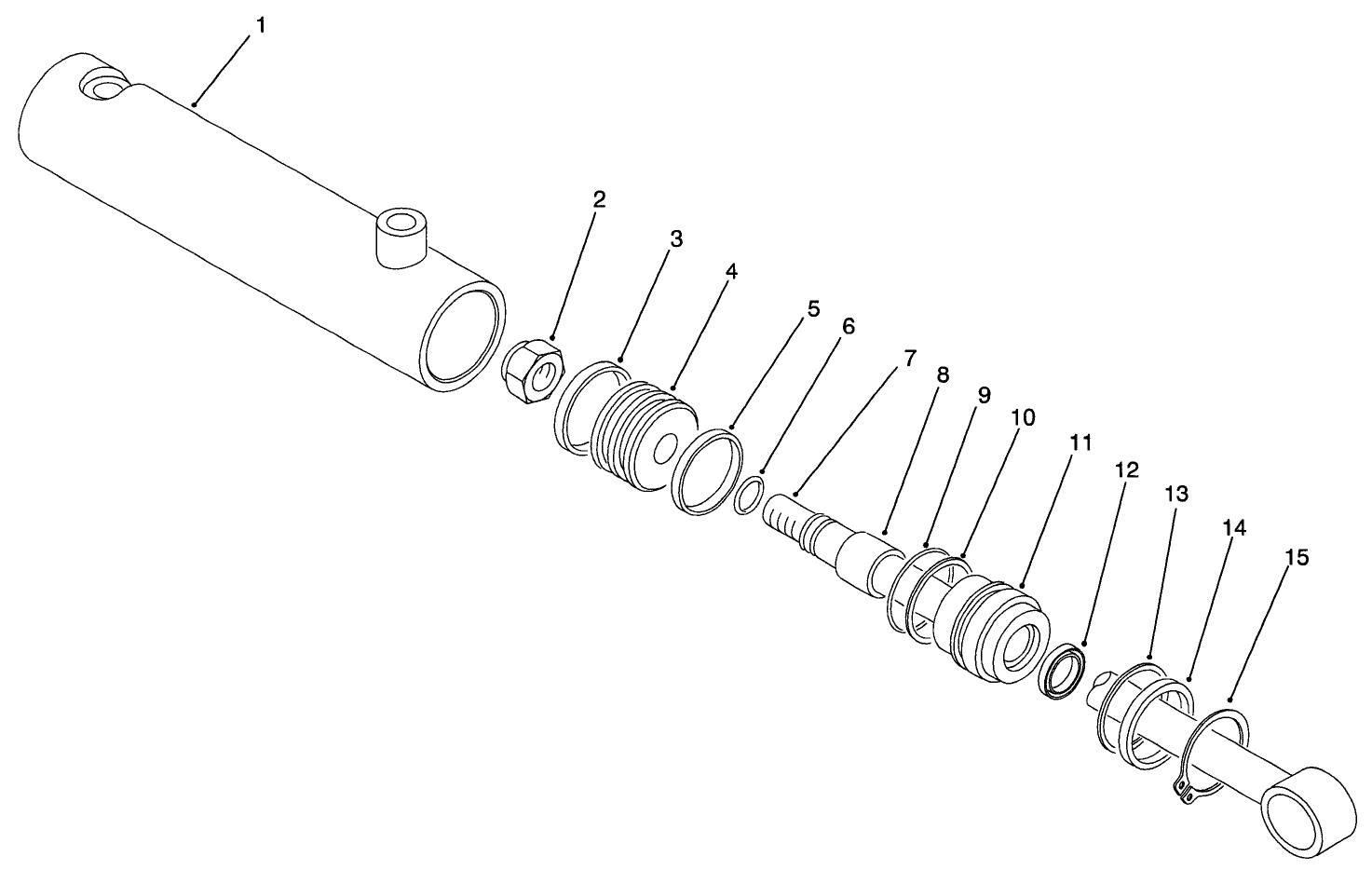 Hydraulic Cylinder Assembly No. 93-4640