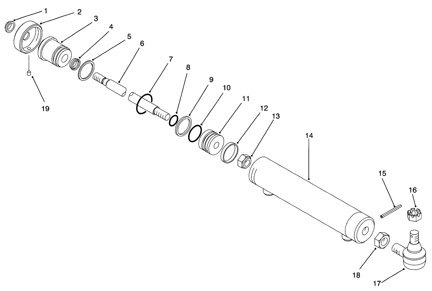 Steering Cylinder Assembly No. 93-5502