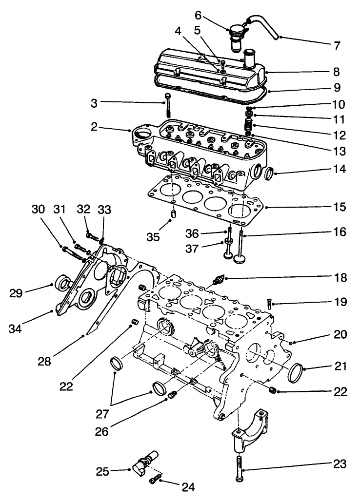 Cylinder Head & Valve Assembly