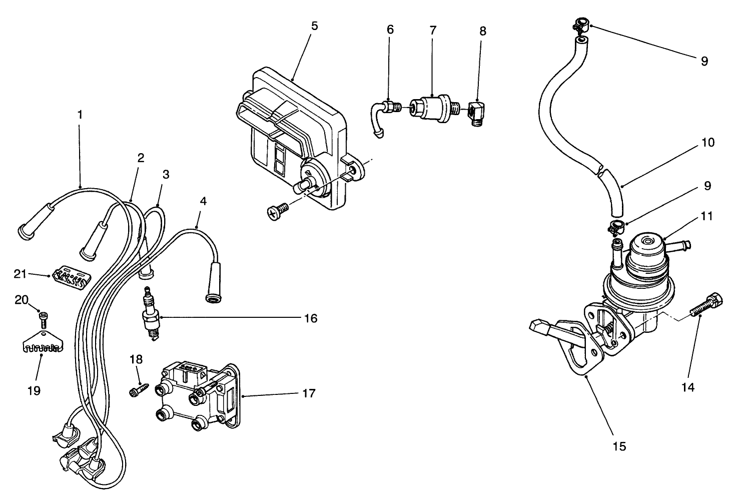 Ignition & Fuel Pump Assembly