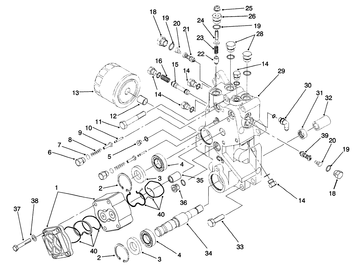 Front Axle Center Section Assembly