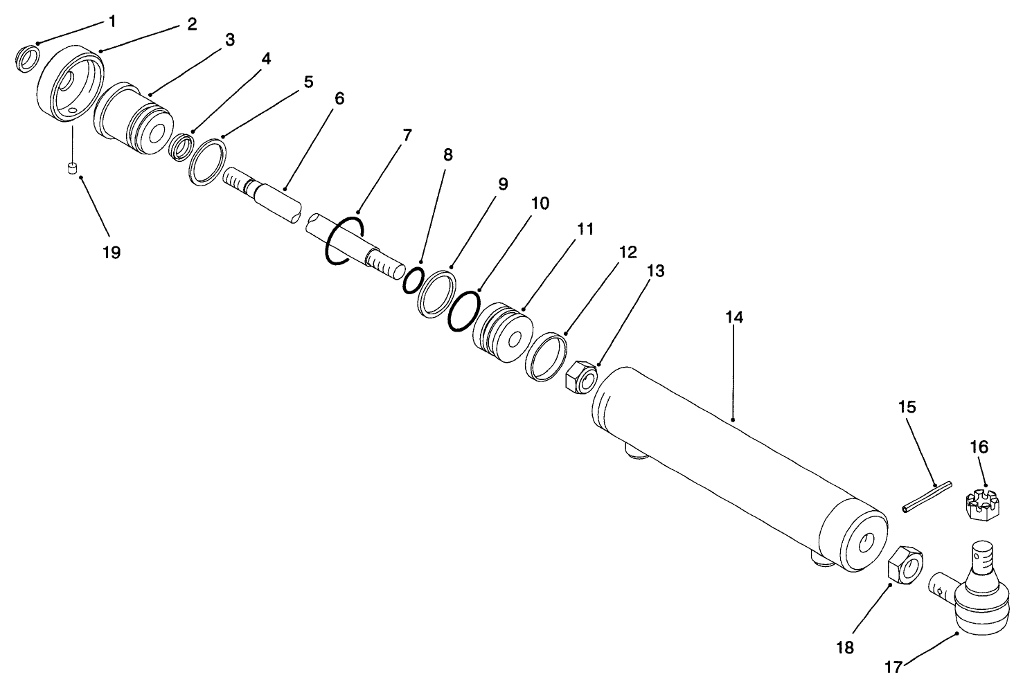 Steering Cylinder Assembly No. 93-5502