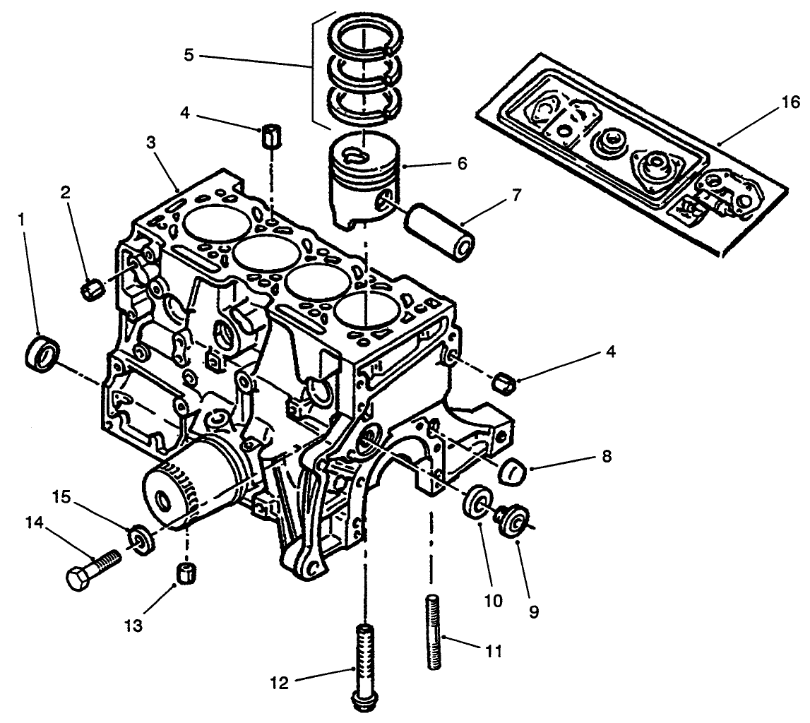 Cylinder Block Assembly