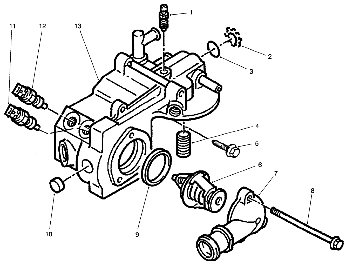Coolant Outlet Box Assembly