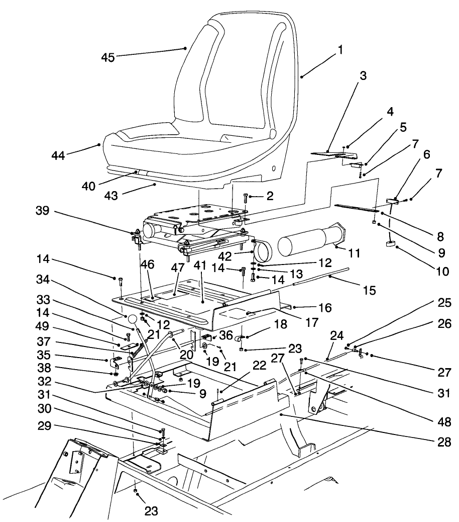 Seat & Throttle Assembly