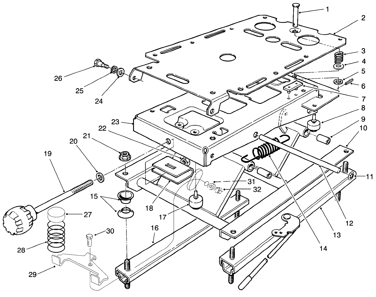 Seat Suspension Assembly
