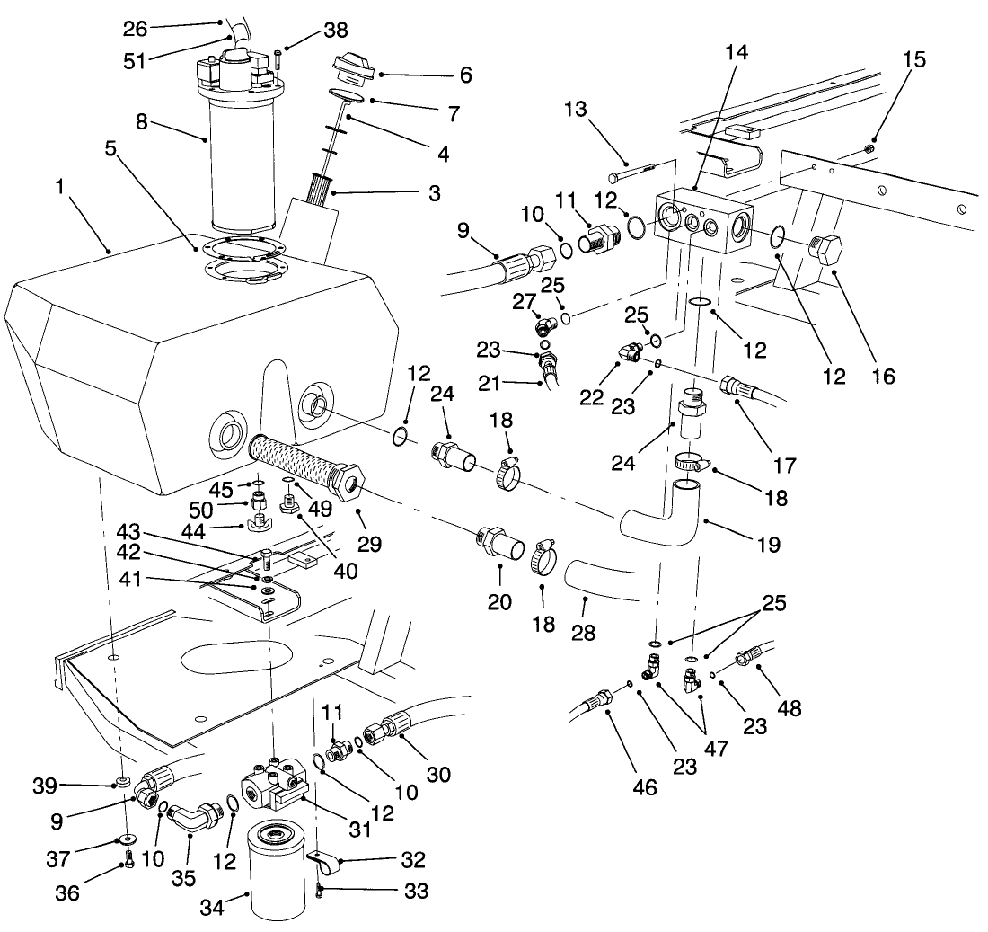 Hydraulic Reservoir Assembly