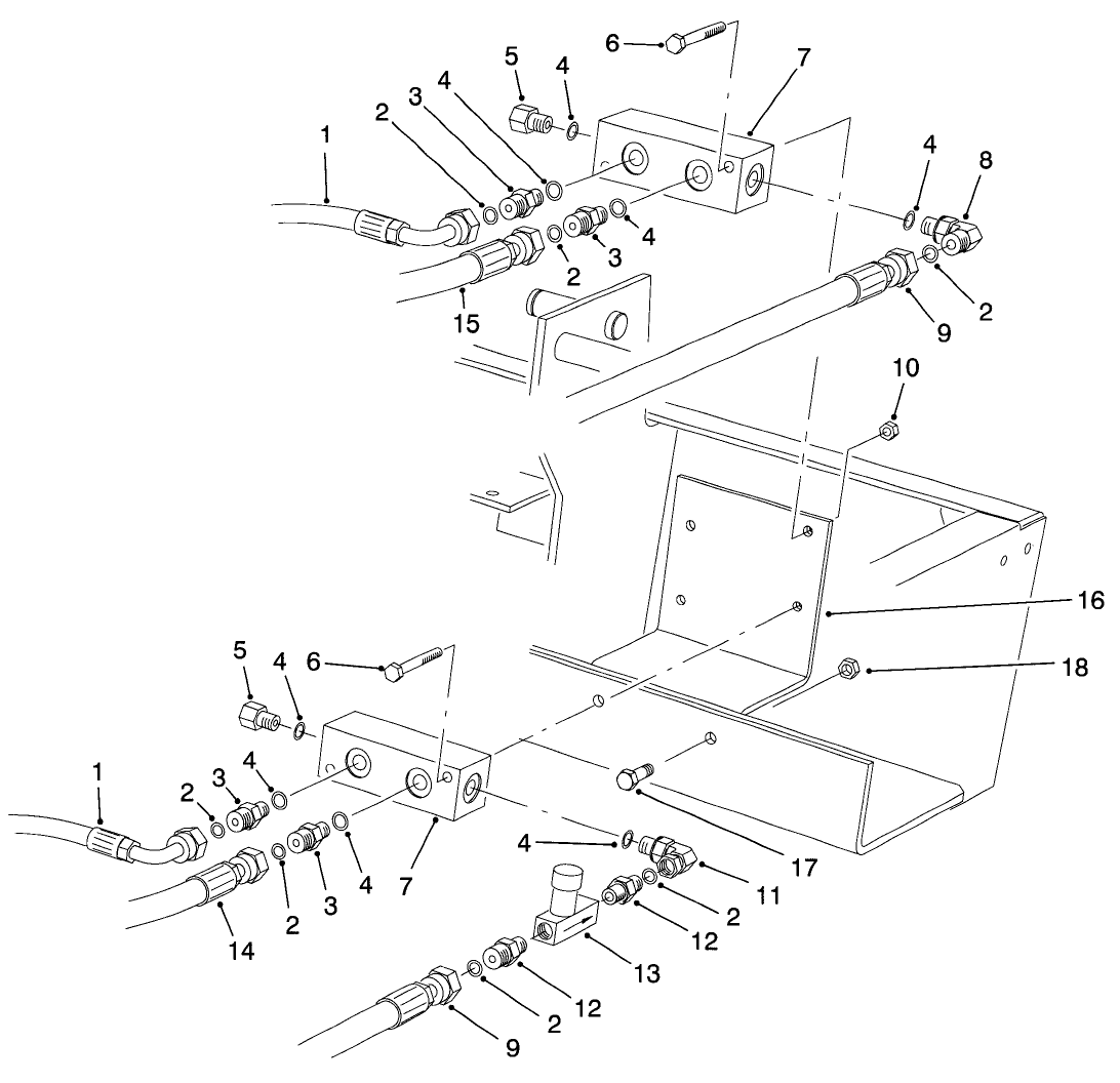 Rear Hydraulic Manifolds