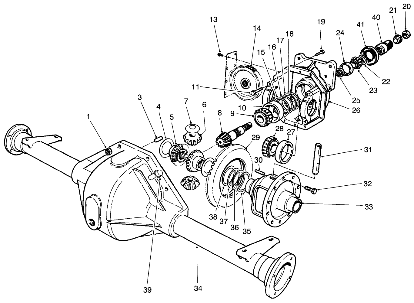 Front Axle Assembly No. 94-6933