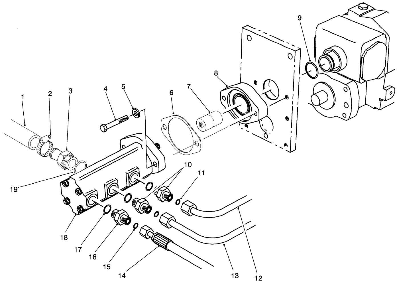 Gear Pump Installation Assembly