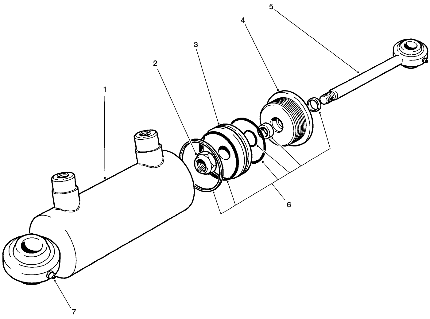 Hydraulic Cylinder No. 75-1200