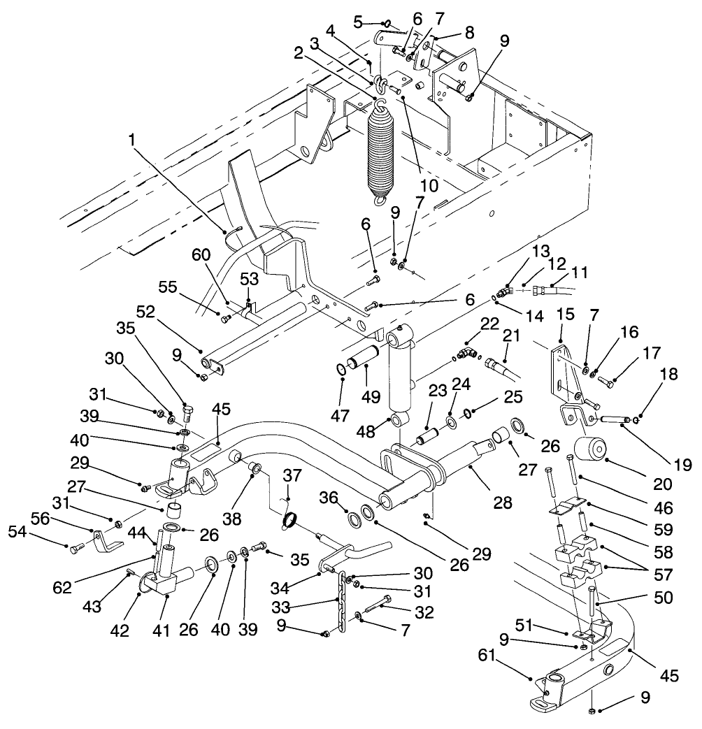 Rear Lift Arms Assembly