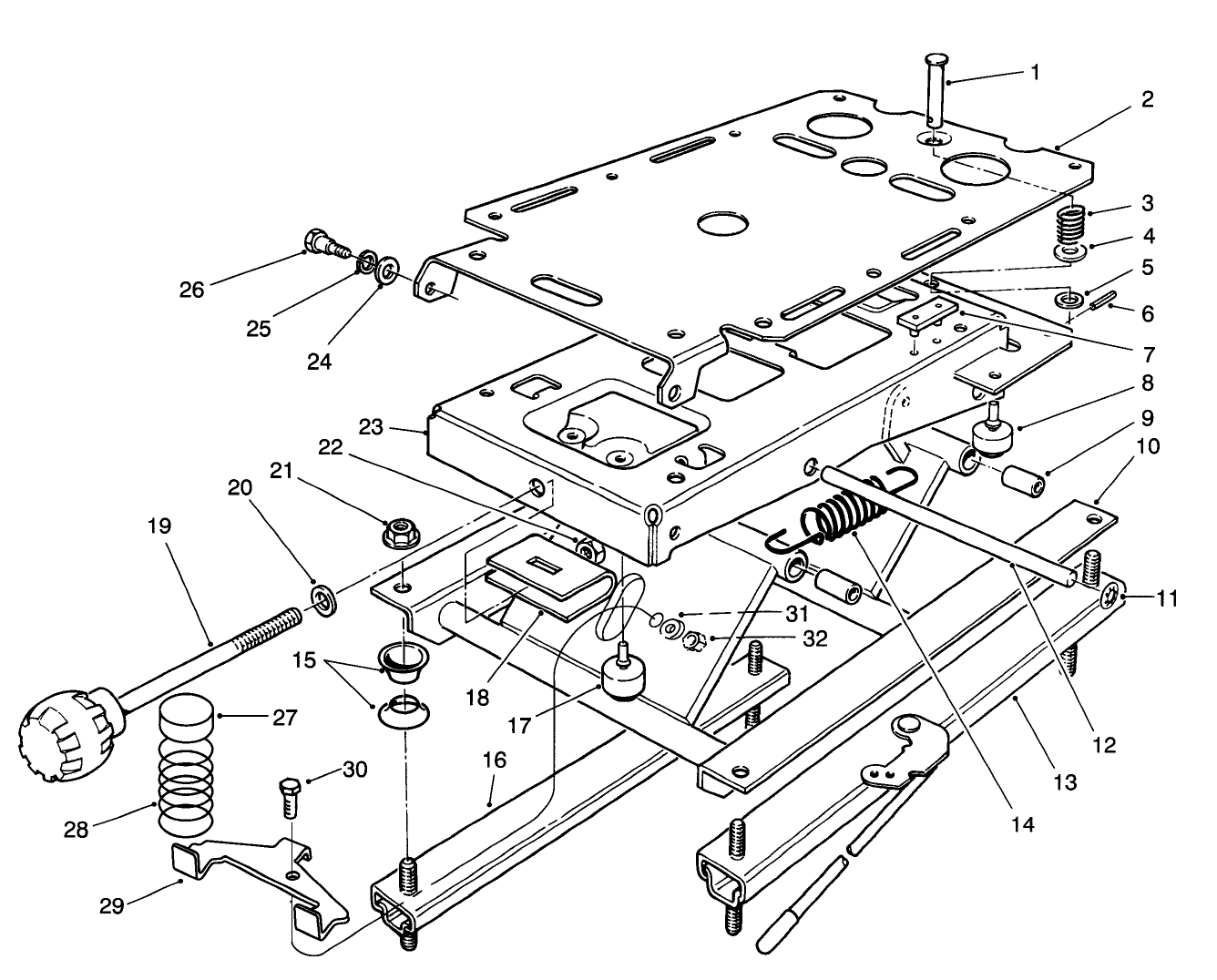 Seat Suspension Assembly