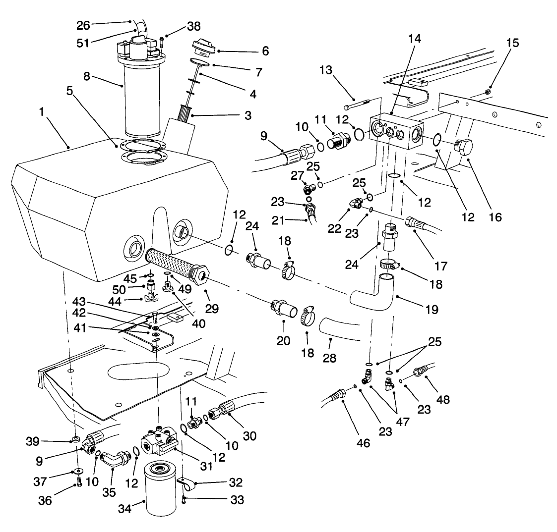Hydraulic Reservoir Assembly