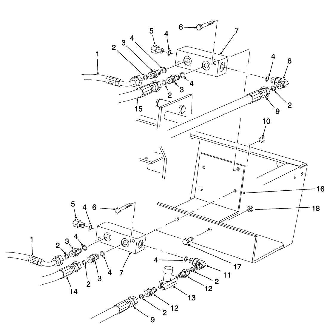 Rear Hydraulic Manifolds