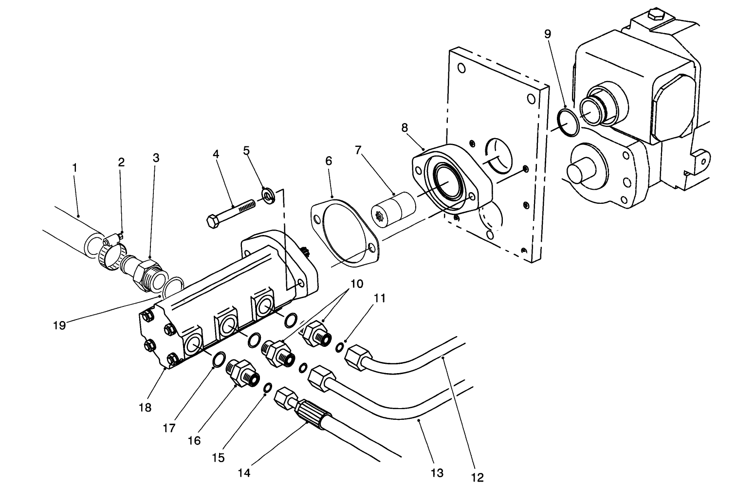 Gear Pump Installation Assembly