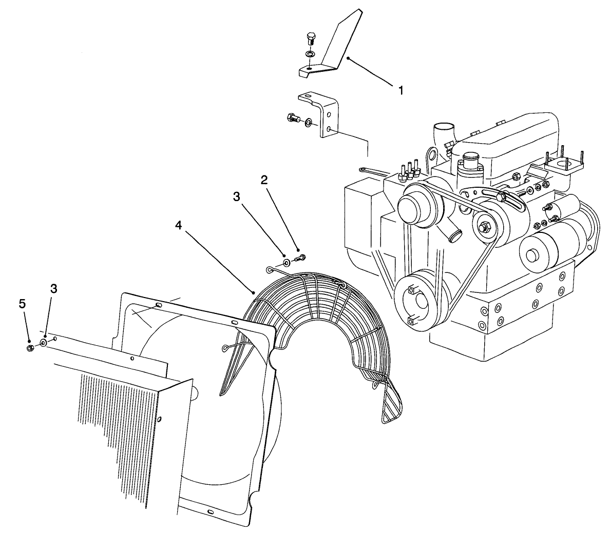 Fan Guard & Flywheel Shield Assembly (europe)