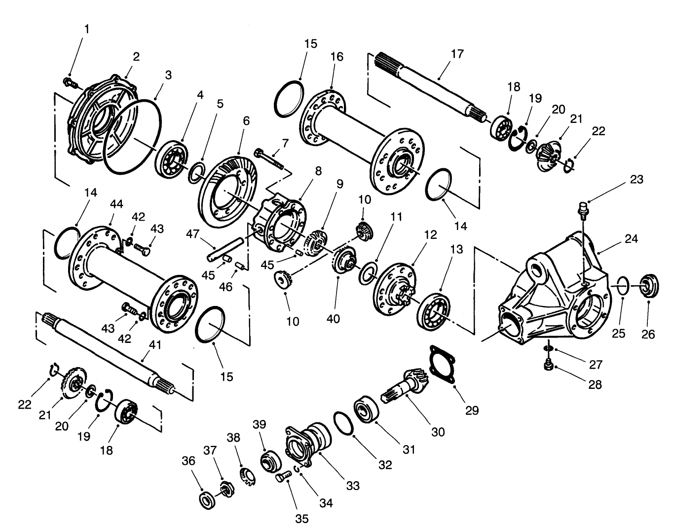 Rear Axle Assembly No. 68-6823