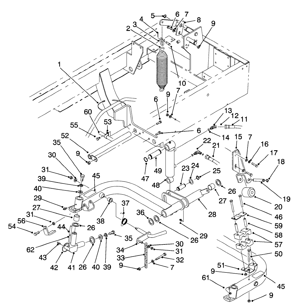 Rear Lift Arms Assembly