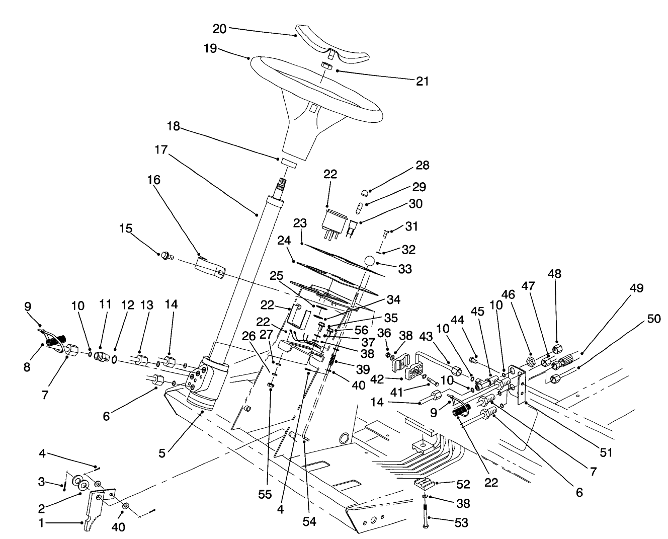 Steering Tower Assembly